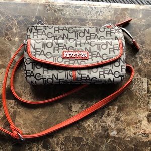 Kenneth Cole Reaction Logo Cross Body Bag